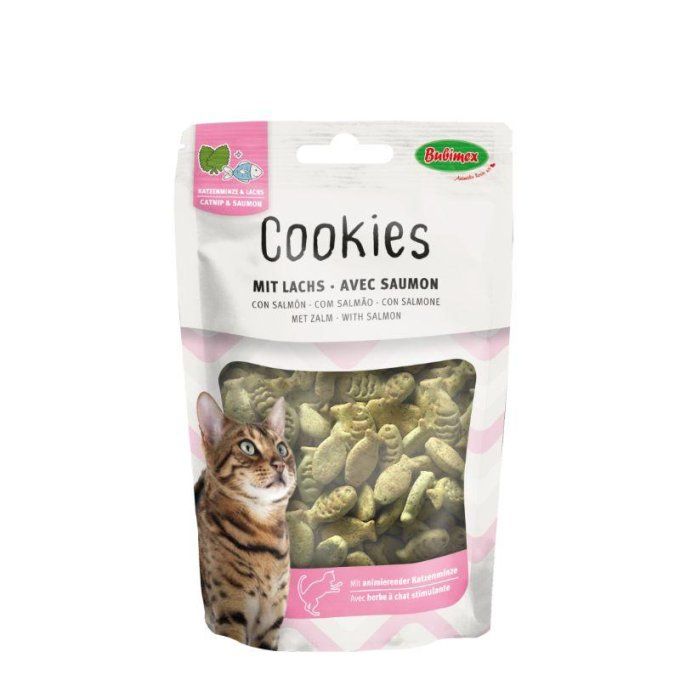 COOKIES SAUMON - HERBE A CHAT