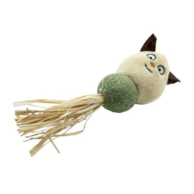 Peluche jouet chat herbe a chat seche,jeux chat interactif jouet